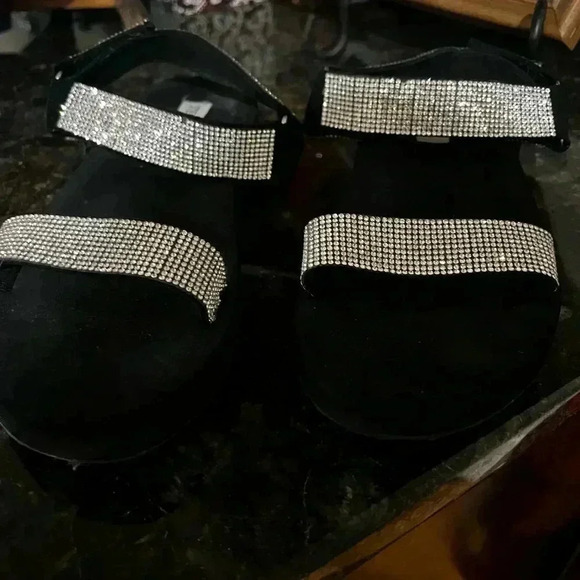 STEVE MADDEN BLING BLING SANDALS ** SEE DESCRIPTION ** - Picture 2 of 8